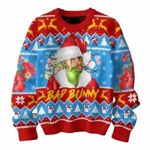 Bad Bunny Debí Tirar Más Fotos Christmas Ugly Sweater 1 Bad Bunny Debi Tirar Mas Fotos Christmas Ugly Sweater1