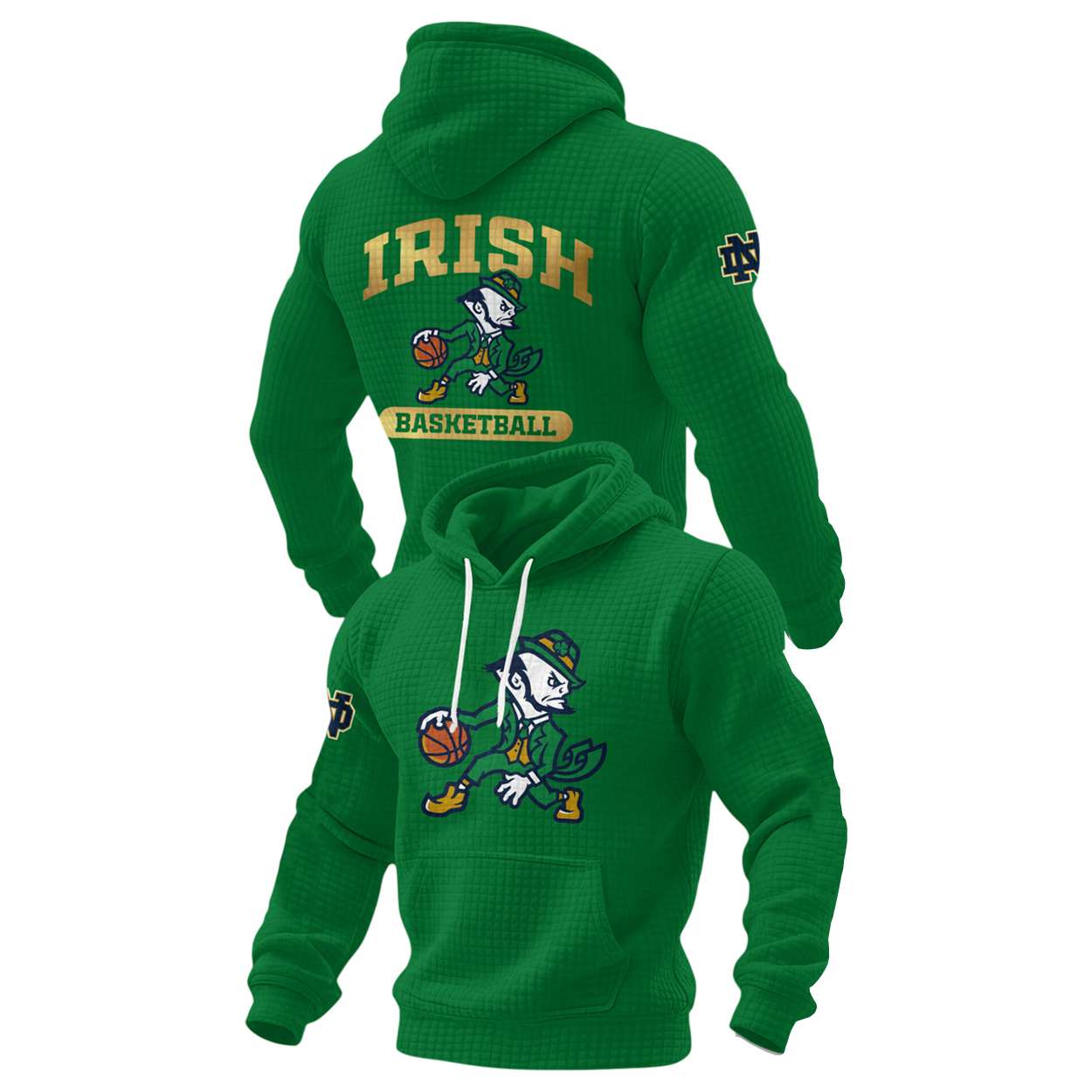 Basketball New Logo Waffle Hoodie Basketball New Logo Waffle Hoodie