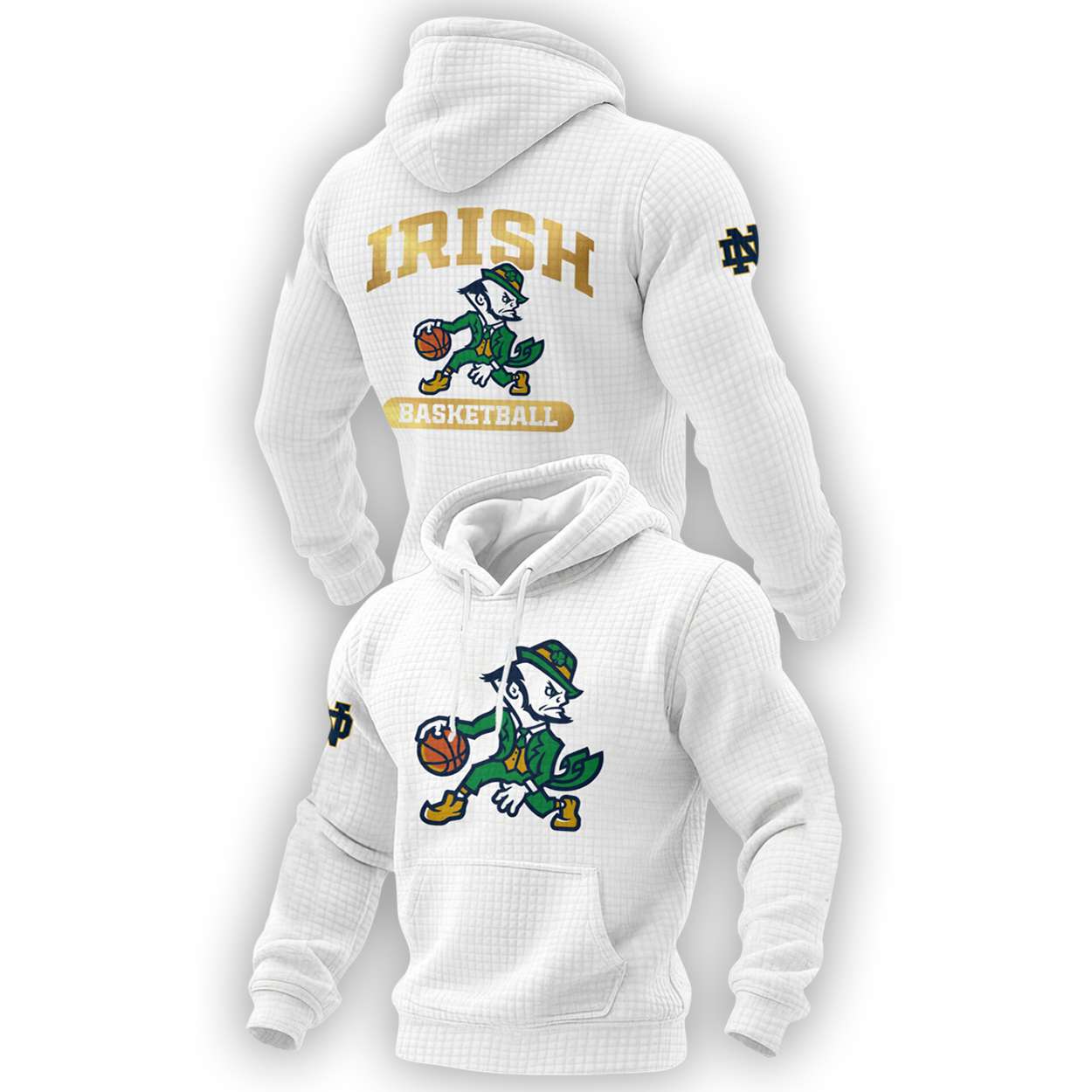 Basketball New Logo Waffle Hoodie Basketball New Logo Waffle Hoodie