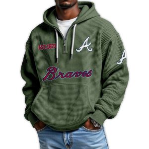 Braves Est 1871 Quarter Zip Waffle Hoodie 2 Braves Est 1871 Quarter Zip Waffle Hoodie2