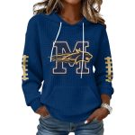 Bobcat Football Bozeman Waffle Hoodie