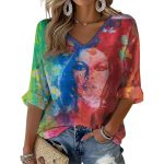 Brigitte Bardot Sexy Timeless Art Print Waffle Long Sleeve T-Shirt