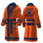 Broncos Est 1959 Personalized Fleece Bathrobe