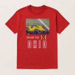 Brutus Ohio State Snow Erase The M Shirt