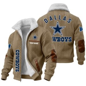 Personalized Cowboys Winter Fleece Western Jacket1