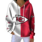 Chiefs Football Split Ribbed Hooded Sweater