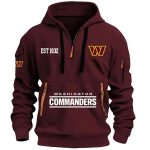 Commanders Est 1932 HOODIE HALF ZIPPER