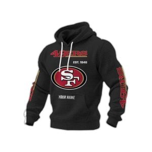 49ers Est 1946 Personalized Waffle Hoodie2