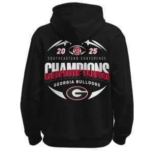 2025 Georgia Football SEC Conference Champions Hoodie2