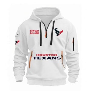 Texans Est 2002 HOODIE HALF ZIPPER