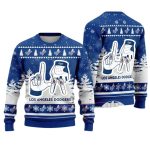 Dodgers Hand Sign 3 Rings World Series Champions Ugly Sweater