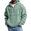 Dolphins Est 1965 Quarter Zip Waffle Hoodie