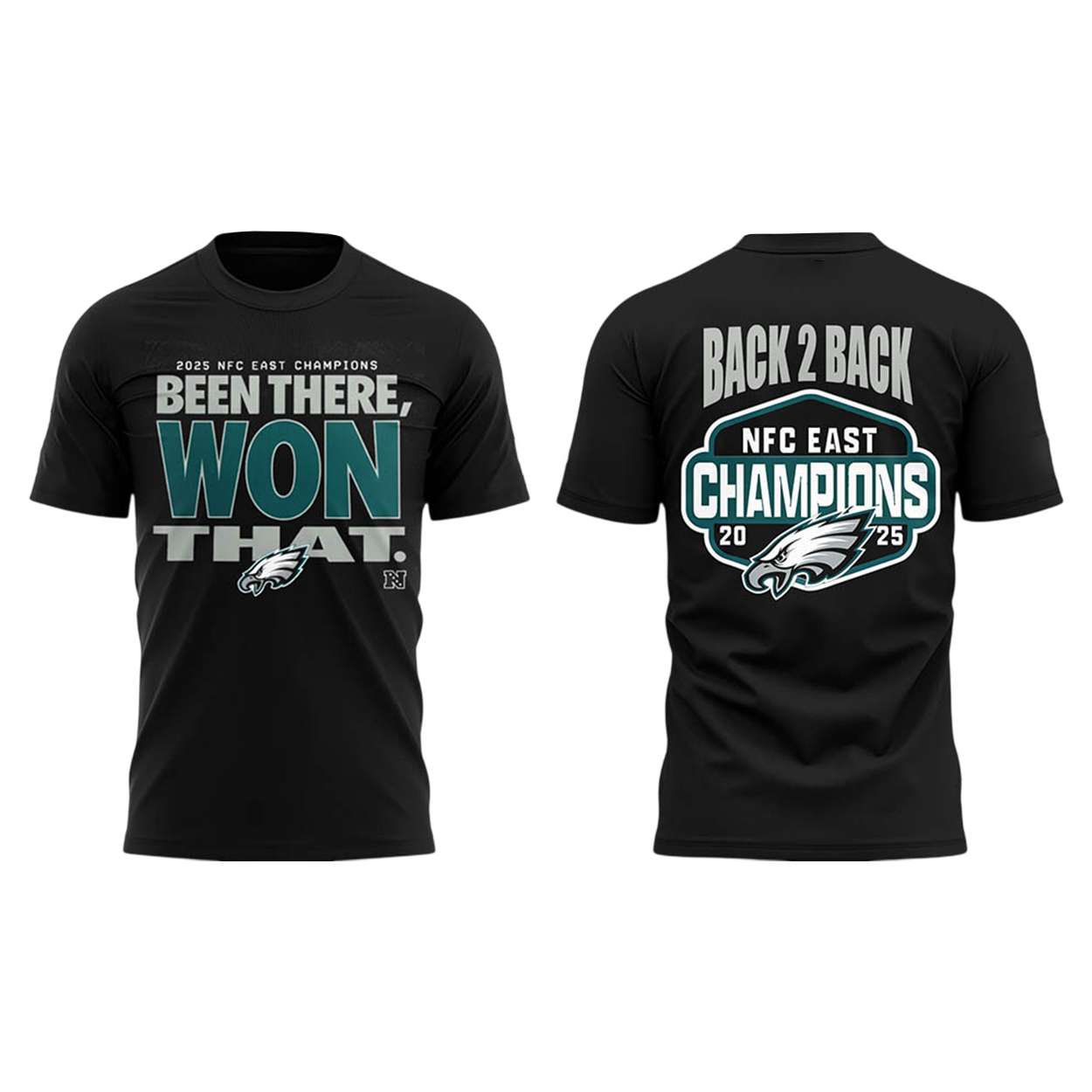 Eagles Back To Back 2025 NFC East Champions Been There Won That Shirt Eagles Back To Back 2025 NFC East Champions Been There Won That Shirt
