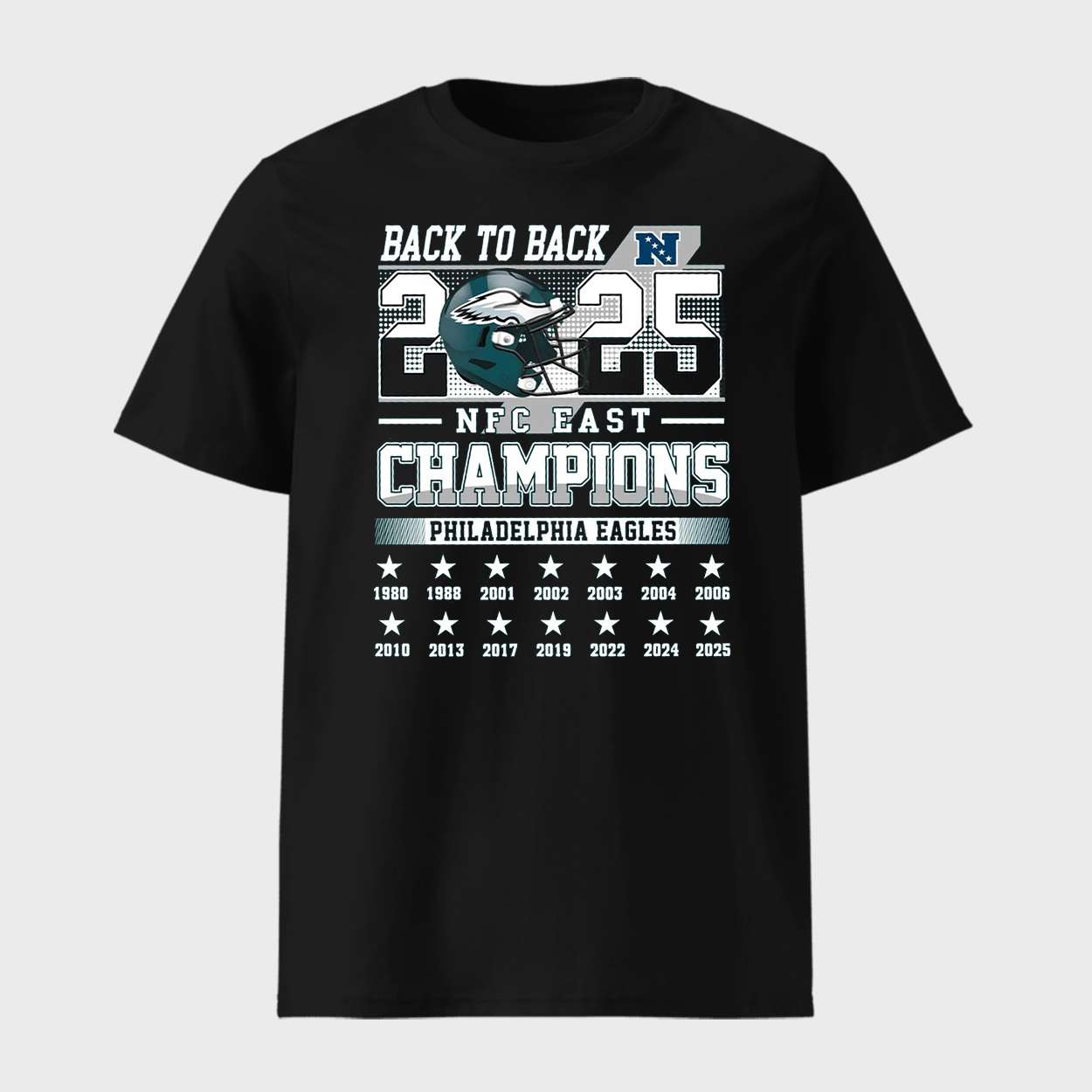 Eagles Back To Back 2025 NFC East Champions Shirt 1 Eagles Back To Back 2025 NFC East Champions Shirt
