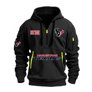 Texans Est 2002 HOODIE HALF ZIPPER2