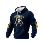 Fighting Irish Gnome Player Football Waffle Hoodie