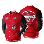 Georgia Football 2025 SEC Champions Baseball Jacket