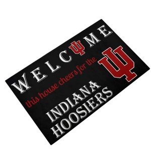 Welcome This House Cheers for The Hoosiers Doormat2