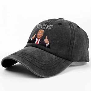 Trump You Are A Great Golfer Washed Cap1