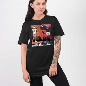 Longhorns Texans On Saturday Sunday Sport Team T Shirt 3