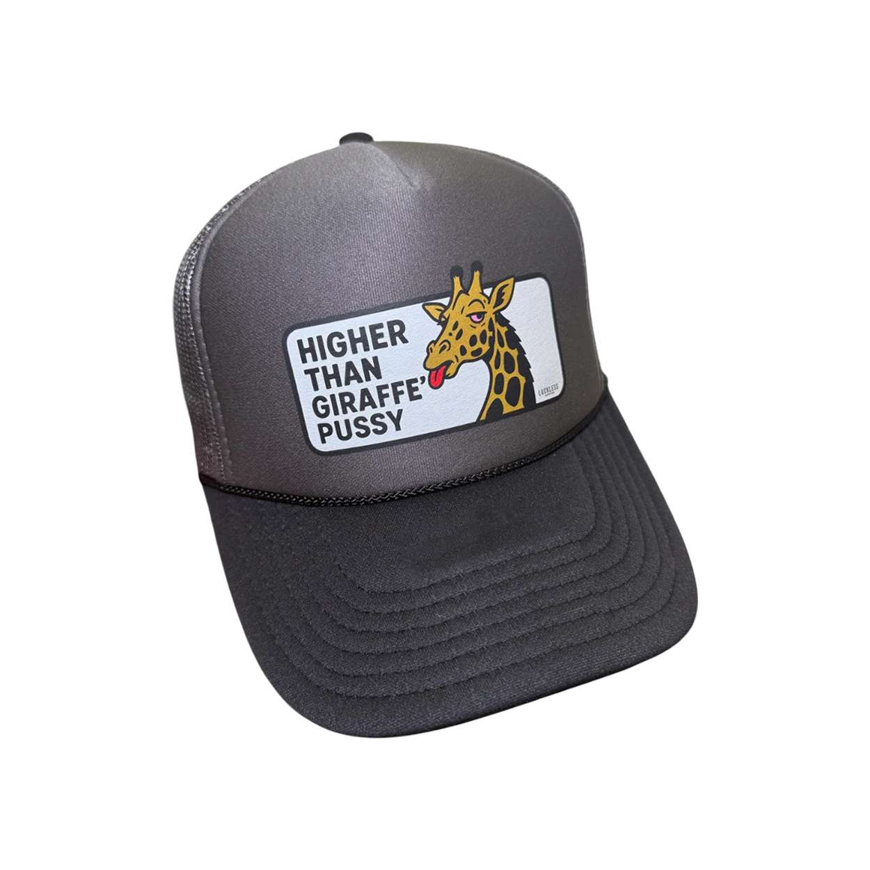 Higher Than Giraffe Psy Trucker Hat Higher Than Giraffe Psy Trucker Hat
