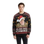 Ho-Ho-Holy Schnikes Funny Tommy Boy Ugly Christmas Sweater