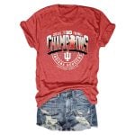 Hoosiers 2025 Big Football Champions Tee