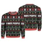 I Hate People Christmas Ugly Sweater