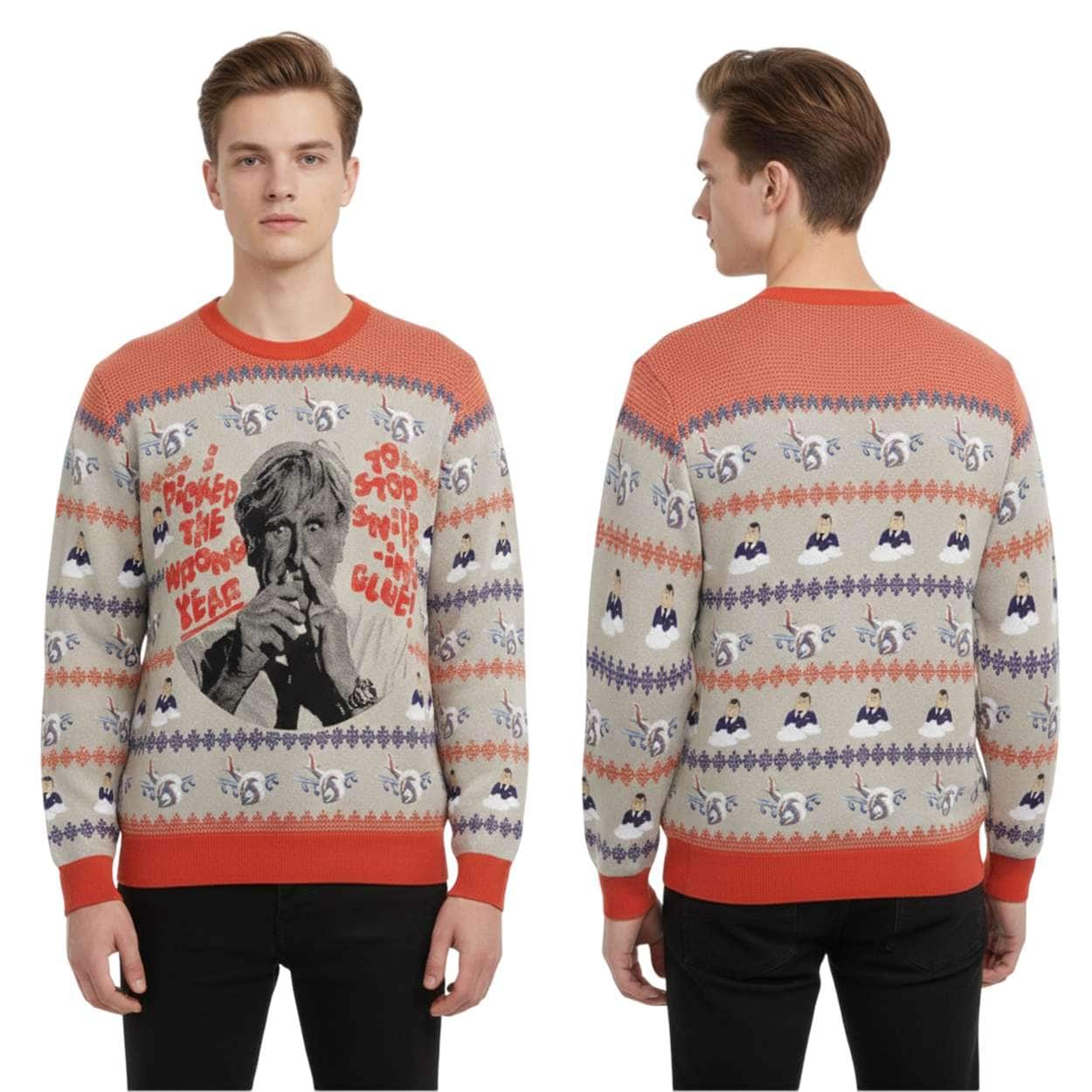 I Picked The Wrong Year Airplane Ugly Christmas Sweater