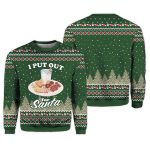 I Put Out For Santa Inappropriate Ugly Christmas Sweater