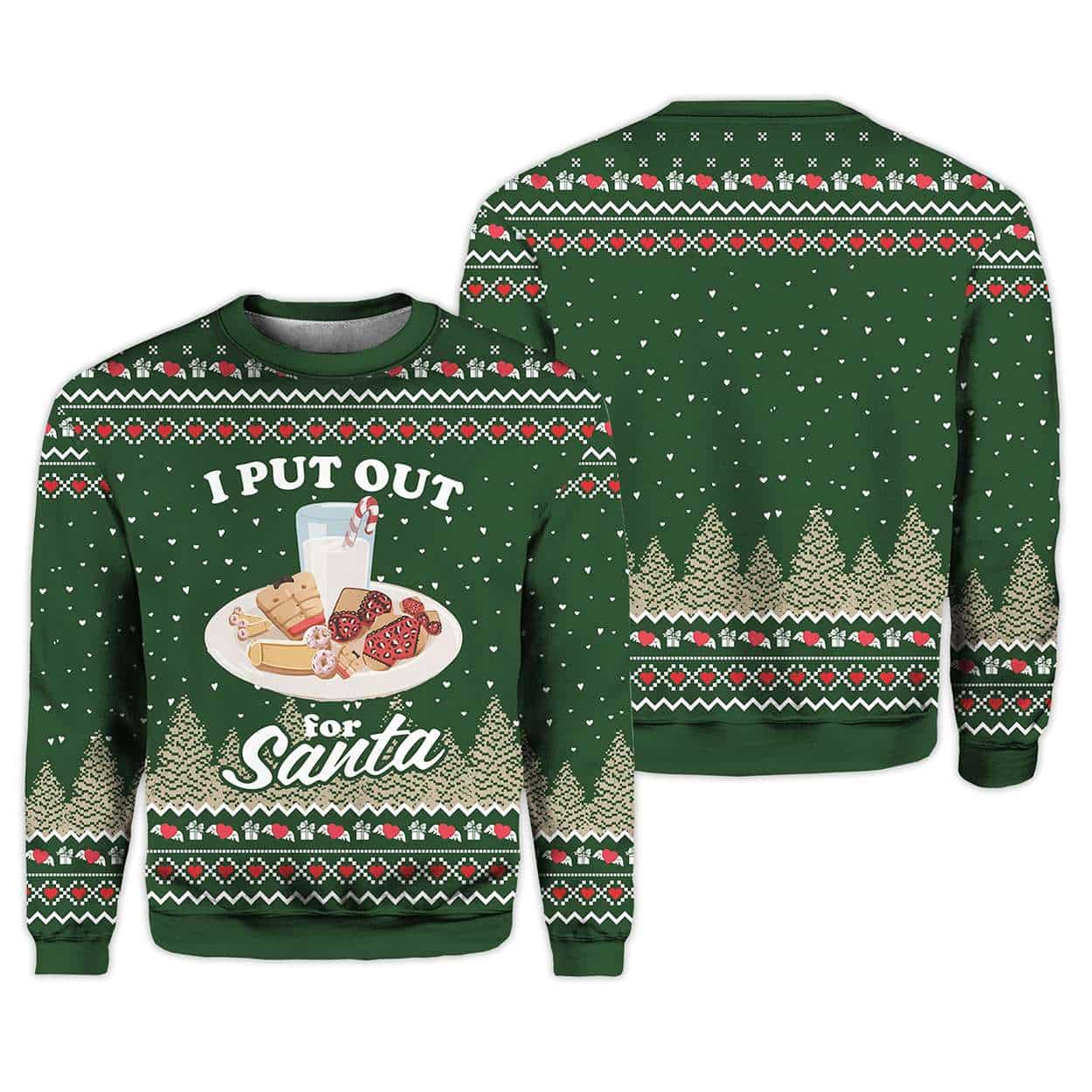 I Put Out For Santa Inappropriate Ugly Christmas Sweater 1 I Put Out For Santa Inappropriate Ugly Christmas Sweater