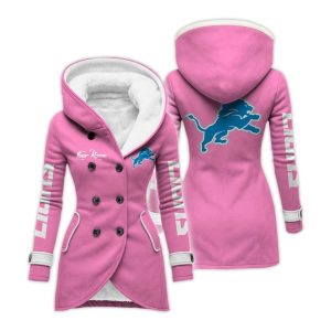 Personalized Lions Long Hooded Fleece Jacket3