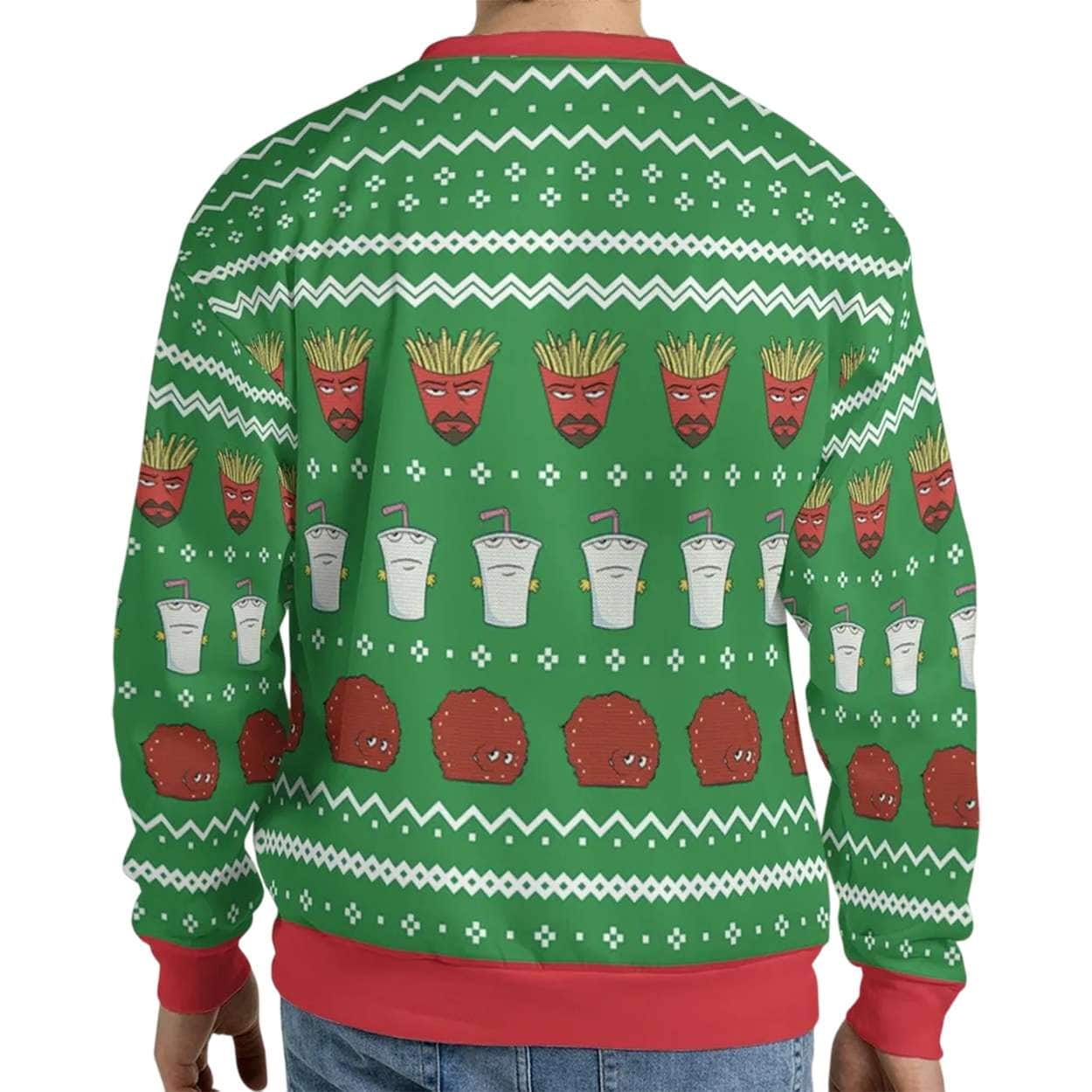 It Don’t Matter Aqua Teen Hunger Force Ugly Christmas Sweater It Don’t Matter Aqua Teen Hunger Force Ugly Christmas Sweater
