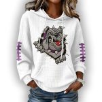JMU Football Duke Dog Waffle Hoodie