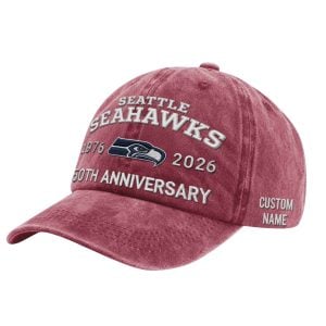 Seahawks 50th Anniversary Casual Hat 1 Seahawks 50th Anniversary Casual Hat1
