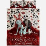 Jack Sally Nightmare I Fcking Love You Either Way Works Personalized Bedding Set