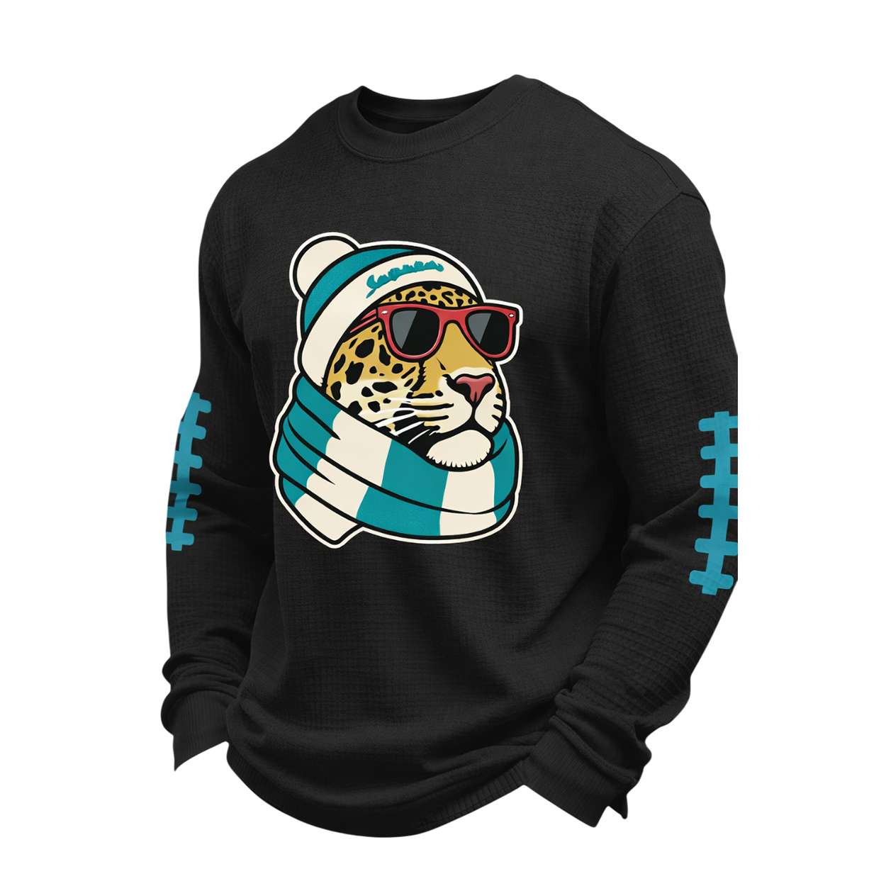 Jaguars DUUUVAL Football Waffle Fabric Long-sleeved T-shirt Jaguars DUUUVAL Football Waffle Fabric Long-sleeved T-shirt