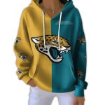 Jaguars Football Split Ribbed Hooded Sweater