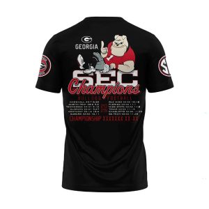 Bulldogs 2025 SEC Conference Champions Shirt2