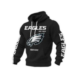 Eagles Est 1933 Personalized Waffle Hoodie1