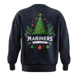 Maine Mariners 2025 Merry Christmas Hoodie Sweatshirt2