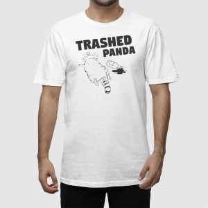 Ashland Drunk Raccoon Trashed Panda Shirt 2
