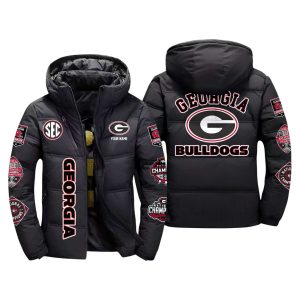 Personalized Georgia Football Champions Winter Down Jacket1