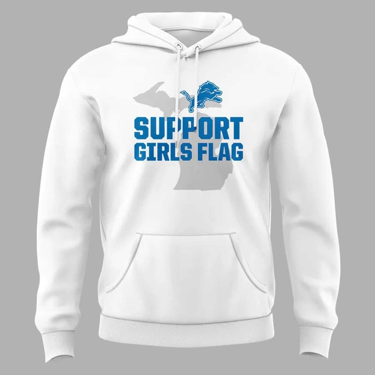 Lion 2025 Support Girls Flag Hoodie Lion 2025 Support Girls Flag Hoodie