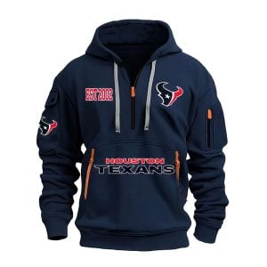 Texans Est 2002 HOODIE HALF ZIPPER1