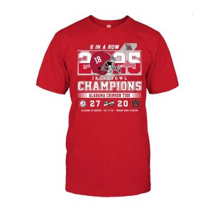 2025 Congrats Bama 6 In A Row Iron Bowl Champs Shirt 1 2025 Congrats Bama 6 In A Row Iron Bowl Champs Shirt1