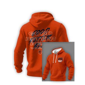 Bears Good Better Best Waffle Hoodie2