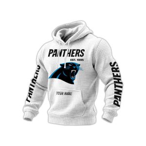 Panthers Est 1995 Personalized Waffle Hoodie1