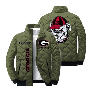 Personalized Bulldogs Est 1892 Winter Warm Quilted Jacket3