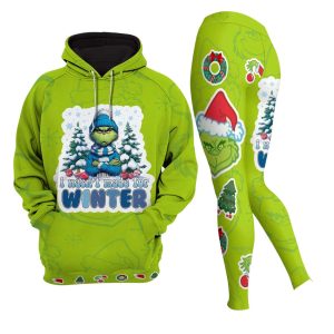 Grnch I Wasnt Made For Winter Hoodie And Leggings